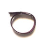 Läderimitation, 15 x 1.5 mm, Lila, 25 cm - Bild 3