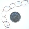 Grov mini-kedja, 18 x 12 mm, Silver Plated, 1 m - Bild 3