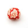 Fimo mönstrad, 20 mm, Blandad, 1 st
