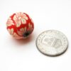 Fimo mönstrad, 20 mm, Blandad, 1 st - Bild 2
