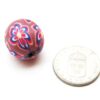 Fimo mönstrad, 20 mm, Blandad, 1 st - Bild 2