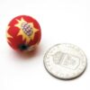 Fimo mönstrad, 20 mm, Blandad, 1 st - Bild 2