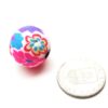 Fimo mönstrad, 20 mm, Blandad, 1 st - Bild 2