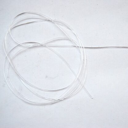 Elastisk tråd rund, 1 mm, Transparell, 10 m