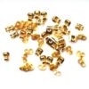 Örhänge bakdel, 5 x 3.2 mm, Guld plated, 25 st
