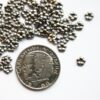 Mellandel mini blomma, 5.1 mm, Antik silver, 25 st - Bild 2