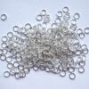 Bindring, 5 mm, Silver plated, ca 100 st