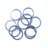 Mellandelar kreol ringar, 18 mm, Antik silver, 10 st