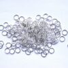 Bindring, 7 mm, Silver plated, ca 100 st