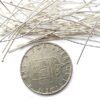 Hattpinne, 60 mm, Silver plated, ca 50 st - Bild 3