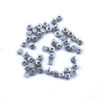 Mellandelar kub, 3 mm, Antik silver, 50 st