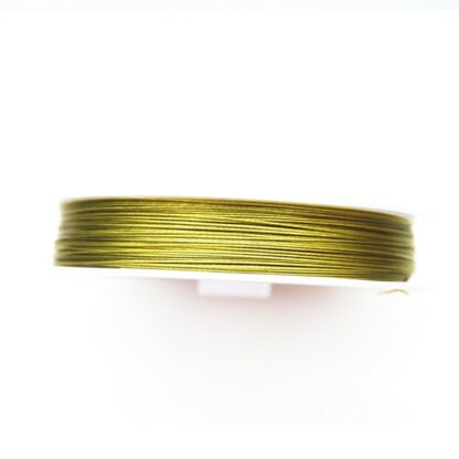 Wiretråd, 0.38 mm, Limegrön, 50 m