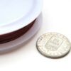 Wiretråd, 0.38 mm, Mörkrosa, 50 m - Bild 2